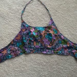 Urban renewal colorful crop top